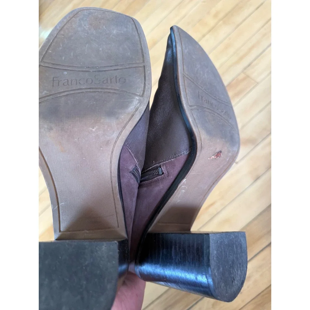 Franco Sarto Stevie Tall Knee high Boots brown leather